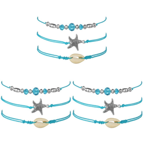 9Pièces Bracelet Durable Pendante Style 1
