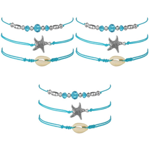 9Pièces Bracelet Durable Pendante Style 2