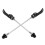 1Paire Skewer De Freinage Rapide Pour Noir Aluminium 5