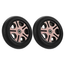 4Pièces Roues Plastique Pour Tricycles Enfant Rose Et Légères