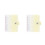 2Pièces Protège- Transparent PVC Portable Multi Usage 6