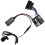 4Ensembles Adaptateur Audio Auto Noir ABS Sans Fil 5.0 Simple Usage 2