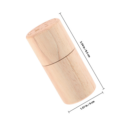 1Ensemble Étui Compact En Bois Résistant Pour Aiguilles Accessoires 1