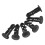 30Pièces Pivot Nylon Couvercle Noir Facile À Installer 1
