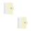 2Pièces Protège- Transparent PVC Portable Multi Usage 4