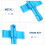 4Pièces Clé Métal Bleu Accessoire Batterie Facile Durable 9