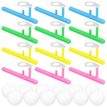 48Pièces Balles Flottantes Jeux Soufflés Enfants Plastique