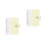 2Pièces Protège- Transparent PVC Portable Multi Usage 3