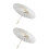 2Pièces Parasol DIY Matériau Bois, Idéal Pour Graffiti 6