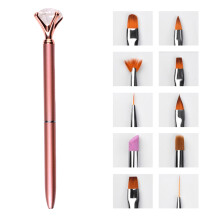 33Pièces Ensemble Pinceaux Nail Art Artistique Couleur Variée