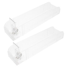 4Pcs Clear Automatic Display Rack for Supermarket Use