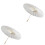 2Pièces Parasol DIY Matériau Bois, Idéal Pour Graffiti 4
