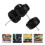 1Ensemble Roues Noires En Caoutchouc Pour Accessoires Rc 1:64 4