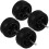 1Ensemble Roues Noires En Caoutchouc Pour Accessoires Rc 1:64 7