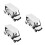 3Pièces Golf Miniature Blanche Alliage Collection Décor Enfant 7