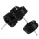 1Ensemble Roues Noires En Caoutchouc Pour Accessoires Rc 1:64 10