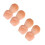 4Pièces Brosse Ongles Et Blush Mini Compacte Rose Pour 6