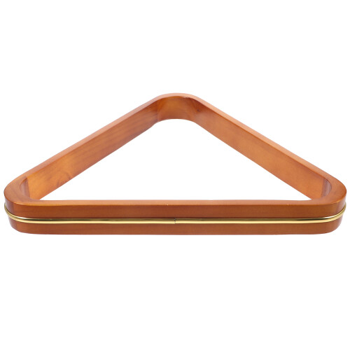 3Pièces Support Boules De Billard En Bois Orange Résistant Pour Maison 2