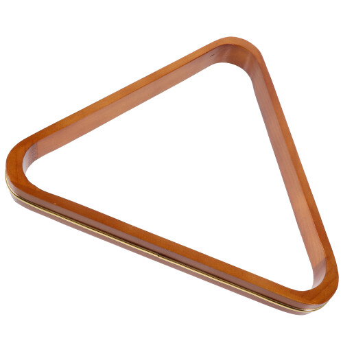 3Pièces Support Boules De Billard En Bois Orange Résistant Pour Maison 1