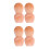 4Pièces Brosse Ongles Et Blush Mini Compacte Rose Pour 10