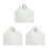 3Pièces Serviettes Bain Douces Motifs Multicolores 4