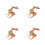 4Pièces Puzzle 3D Renne Décor Amusant 7