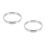 2Pcs Stainless Steel Pizza Rings Silver Kitchen Baking Tools 8