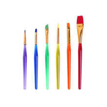 2Sets Paint Brush Detail Set Assorted Color Durable Bristles for Kids