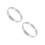 2Pcs Stainless Steel Pizza Rings Silver Kitchen Baking Tools 6
