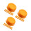 60Pièces Couvercles Remplacement Orange PP Résistants Bébé 6
