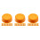 60Pièces Couvercles Remplacement Orange PP Résistants Bébé 3