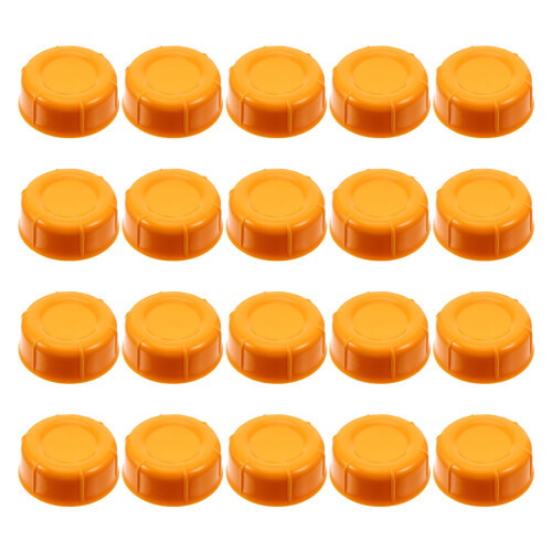 60Pièces Couvercles Remplacement Orange PP Résistants Bébé 1