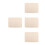 4Pièces Coussin Bébé Lavable En Coton Beige, Mat Protège Lit 4