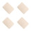 4Pièces Coussin Bébé Lavable En Coton Beige, Mat Protège Lit 8