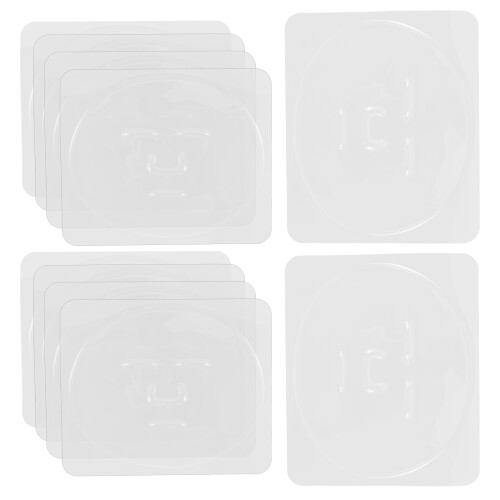 30Stk Maskenform Transparent ABS DIY Gesichtsmaske Set 1