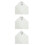 3Pièces Serviettes Bain Douces Motifs Multicolores 6