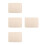 4Pièces Coussin Bébé Lavable En Coton Beige, Mat Protège Lit 7