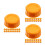 60Pièces Couvercles Remplacement Orange PP Résistants Bébé 5