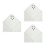 3Pièces Serviettes Bain Douces Motifs Multicolores 7