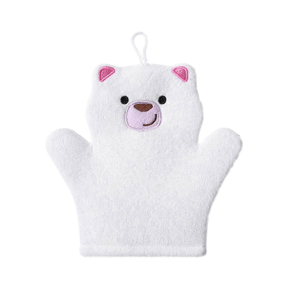 Kids Bath Gloves  Animal Bath Body Wash Gloves, Cute Cartoon Bath Sponges, Toddler Bath Mitt