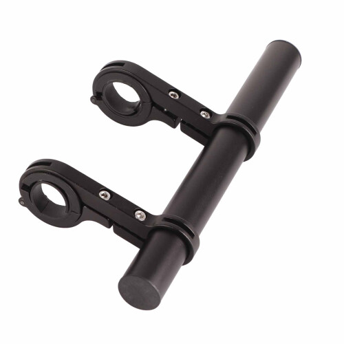 Versatile 20CM Black Bike Handlebar Extender with Stable Clamping 2