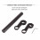 Versatile 20CM Black Bike Handlebar Extender with Stable Clamping 4