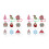 18Pcs Small Silicone Straw Covers Reusable Drinking Straw End Plugs 9