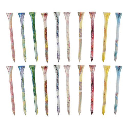 200Pcs Wood Golf Tees Assorted Colors Practical Golf Ball Stands