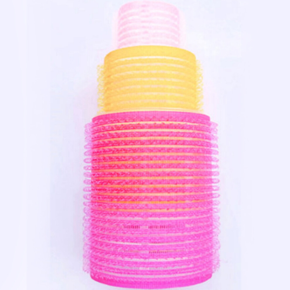 36Pcs Hair Roller Set with Clips, Large, Medium & Small Nylon Rollers