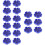 18Pcs Cute Dark Blue Ceramic Chopstick Pillow for Table Cleanliness 6