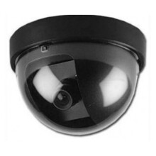 2 Pcs Dummy Security Cameras with Red LED Lights, 11.5 cm, Indoor Outdoor