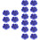 18Pcs Cute Dark Blue Ceramic Chopstick Pillow for Table Cleanliness 5