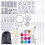 83Pcs Epoxy Jewelry Making Kit, Soft Silicone, 15x10x4cm 2