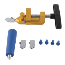 Glass Cutting Tool With Breaking Pliers Manual 2 In 1 Tile Cutter Fine Tungsten Blades Ergonomic Grip For Home Diy Cutting Mirror Ceramic Glazed